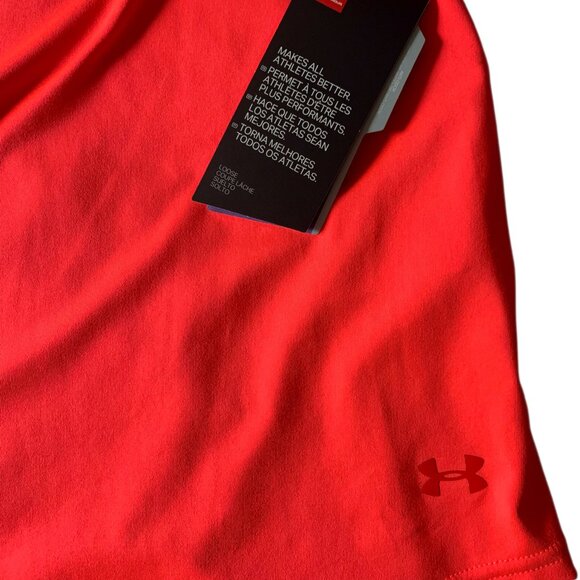 Under Armour Womens Performance Racerback Tank Top UA Sport Shirt- Coral-M- NWT - Picture 7 of 11